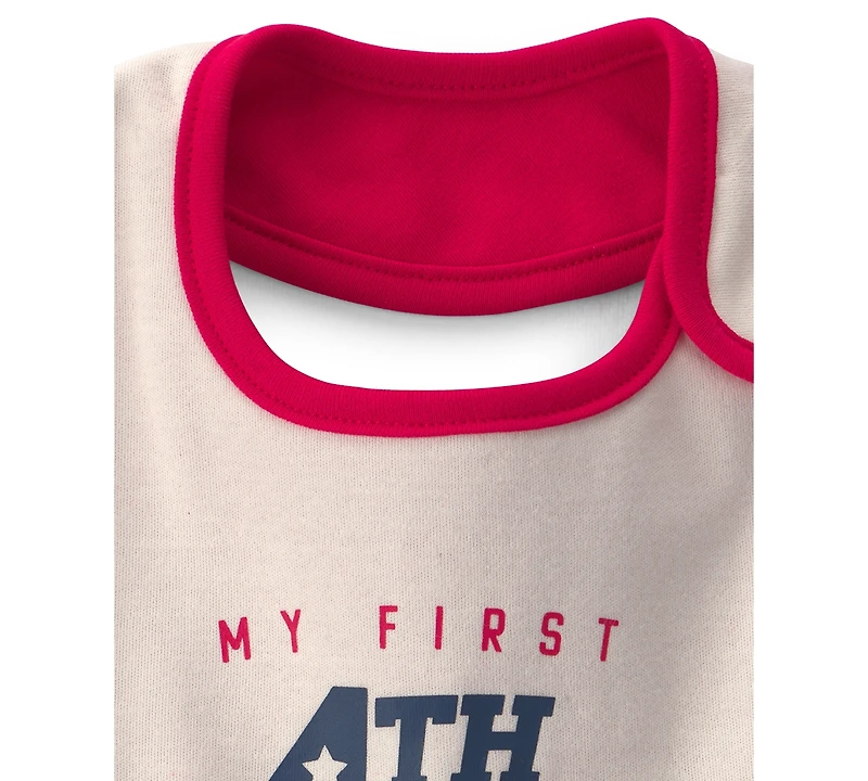 Carter's Baby Boys' or Girls' Fourth of July Bib