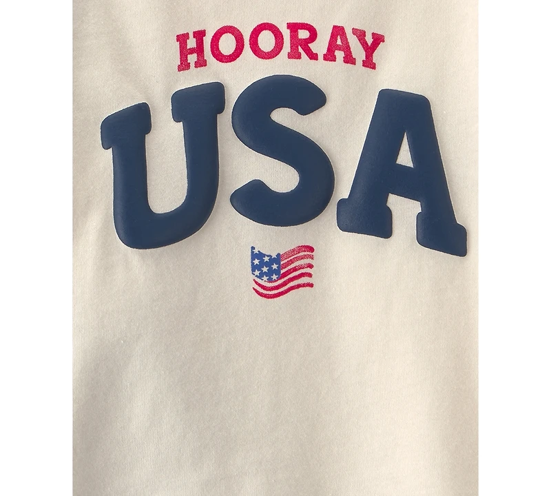 Carter's Baby Boys' Usa Short-Sleeve Top and Shorts, 2-Piece Set