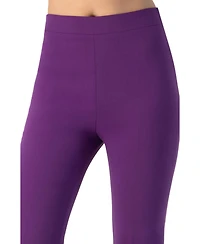 Ivonne Women's Flared Pants with Back Pleats