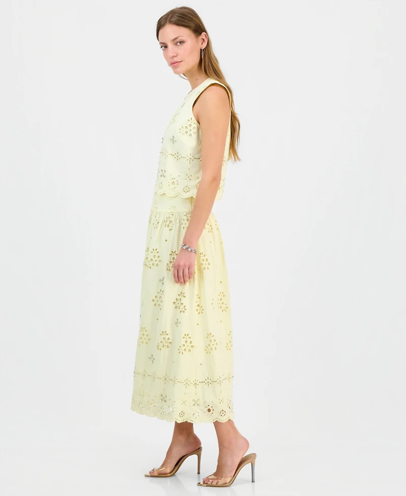 I.n.c. International Concepts Petite Sleeveless Crystal Top, Macys Exclusive