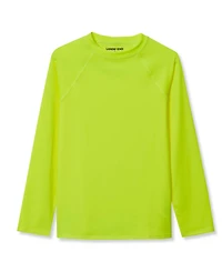 Lands' End Big Boys Husky Sunshade Upf 50 Chlorine Resistant Long Sleeve Crew Neck Rash Guard