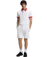 Boss by Hugo Men's Paddy England Country Flag Trim Polo Shirt