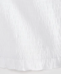 On 34th Women's Linen Blend Smocked Cropped Tube Top, Macy's Exclusive