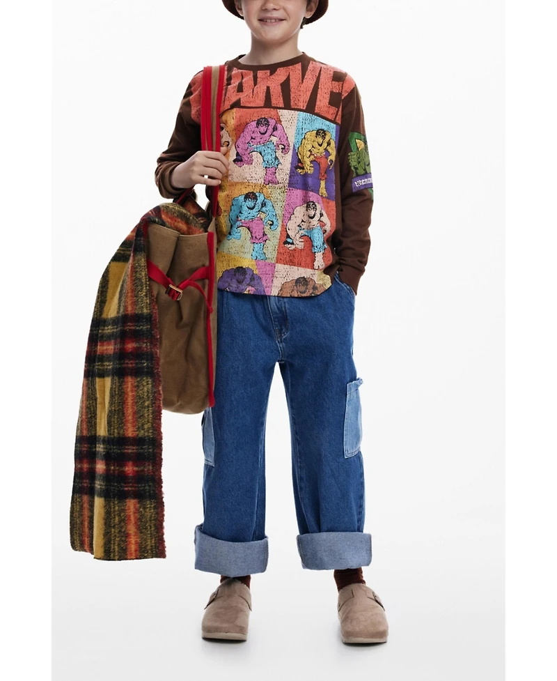 Desigual Boys Boys's Hulk long sleeve T-shirt