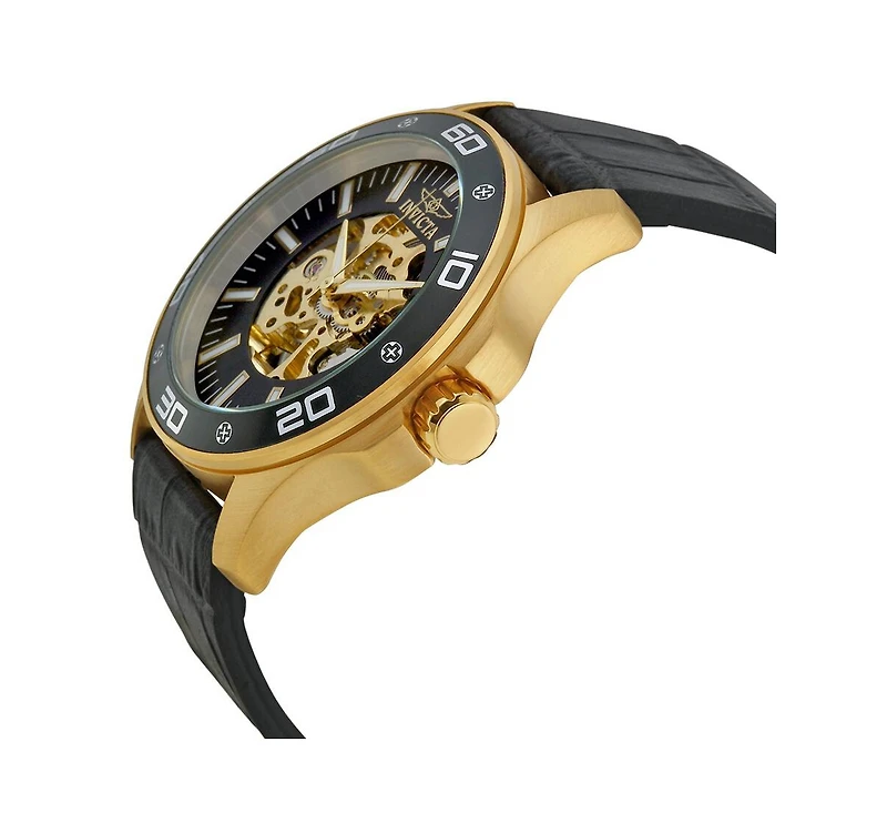 Invicta Men's 17261 Specialty Quartz Black Skeleton Dial Watch