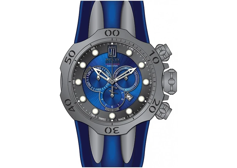 Invicta Men's 14415 Jt Quartz Chronograph Blue Dial Watch