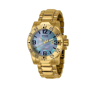 Invicta Men's Excursion Quartz Mother of Pearl Dial Watch