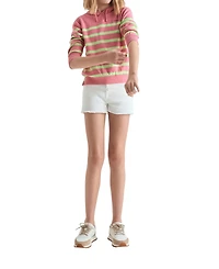 Scalpers Big Girls Striped tricot hoodie