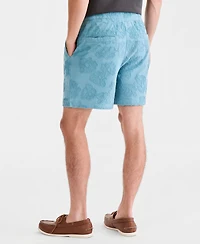Sun + Stone Men's Textured Floral Pull-On Shorts, Macy's Exclusive