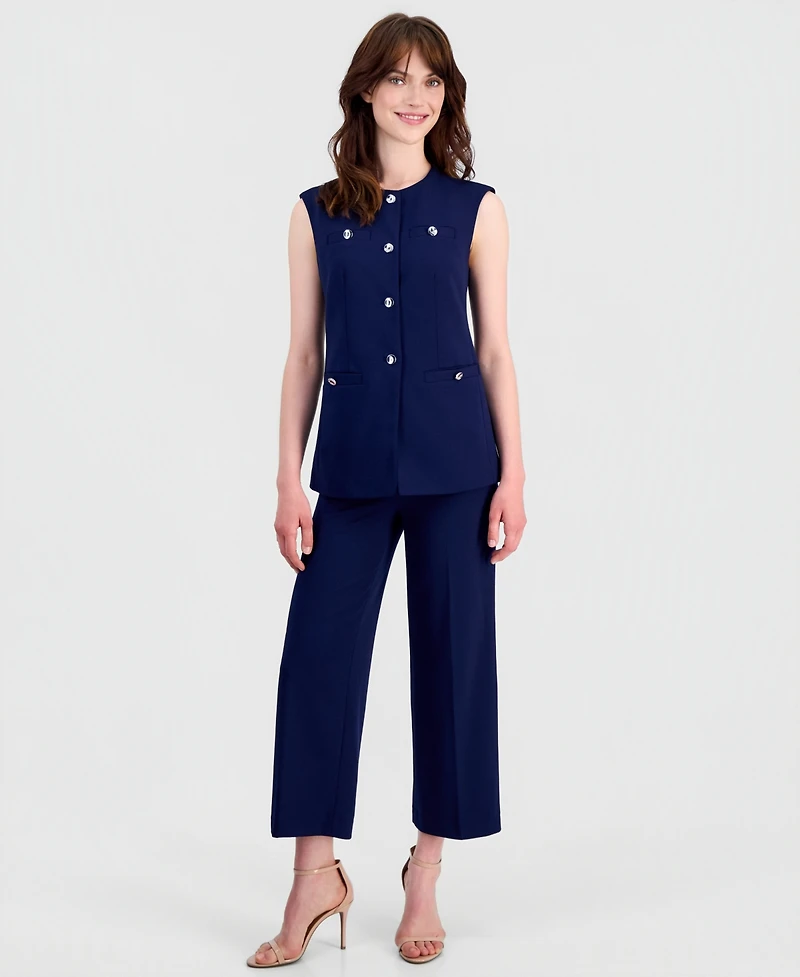 Anne Klein Women's Four-Button Vest