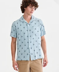 Sun + Stone Men's Carlos Printed Short-Sleeve Camp Shirt, Macy's Exclusive