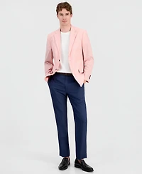 Nautica Men's Modern-Fit Chambray Sport Coat