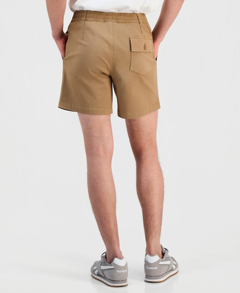 Sun + Stone Men's Johann Cotton-Blend 6" Shorts, Macy's Exclusive