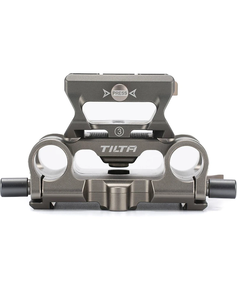 Tilta Modular 15mm Lws Baseplate Type Iii, Titanium Gray