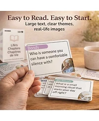 Quokka Elderly Memory Games for Seniors – 202 Cards Alzheimer's or Dementia Activities Expression Brain Card wit