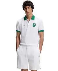 Boss by Hugo Men's Paddy Mexico Flag Trim Polo Shirt