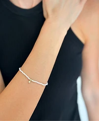 Adornia Pearl Gold 2-Piece Heart Set