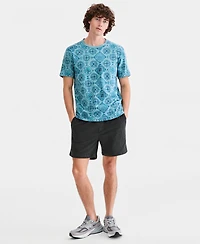 Sun + Stone Men's Ink Medallion Tiles T-Shirt, Macy's Exclusive