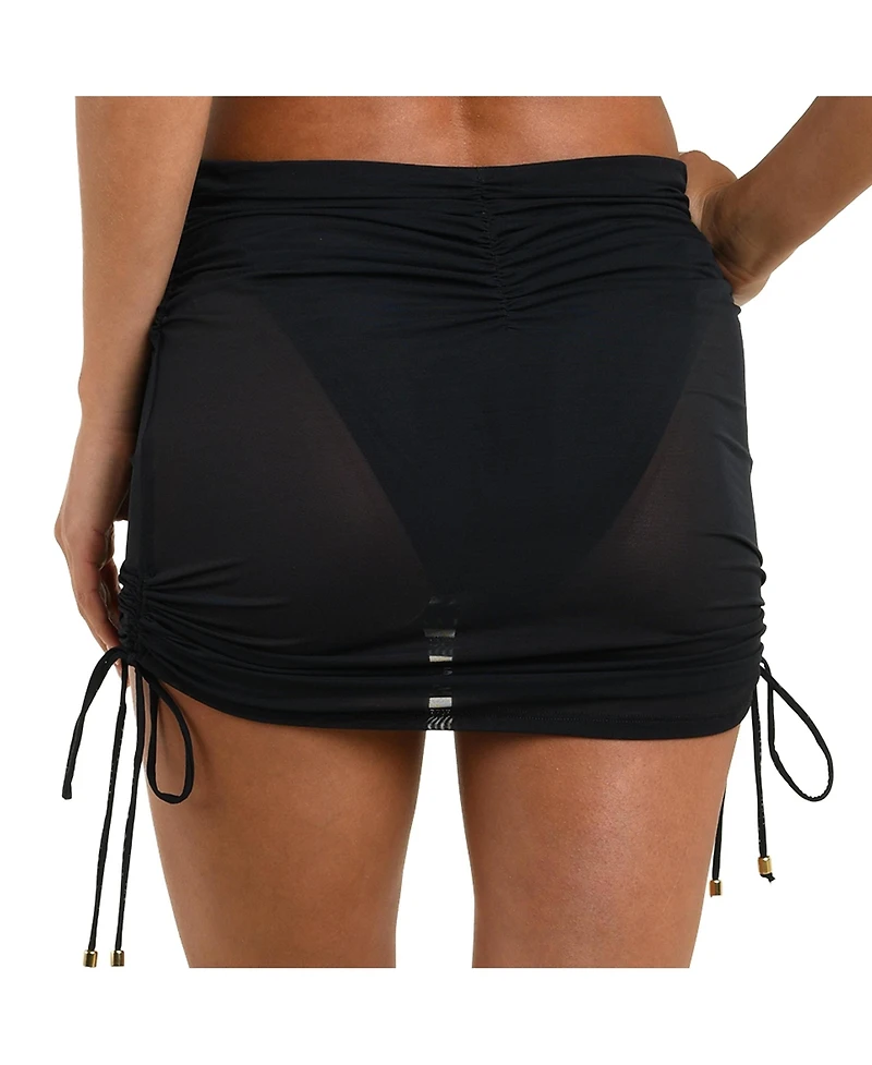 Sunshine 79 Women's Maximal Mesh Covers Short Skirt with ties