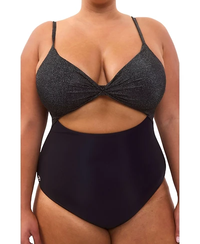 Biliblond Women's Lurex Onepiece Swimsuit