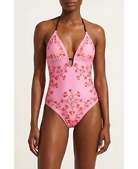 Jessie Zhao New York Women's Wild Garden Reversible One Piece Swimsuit
