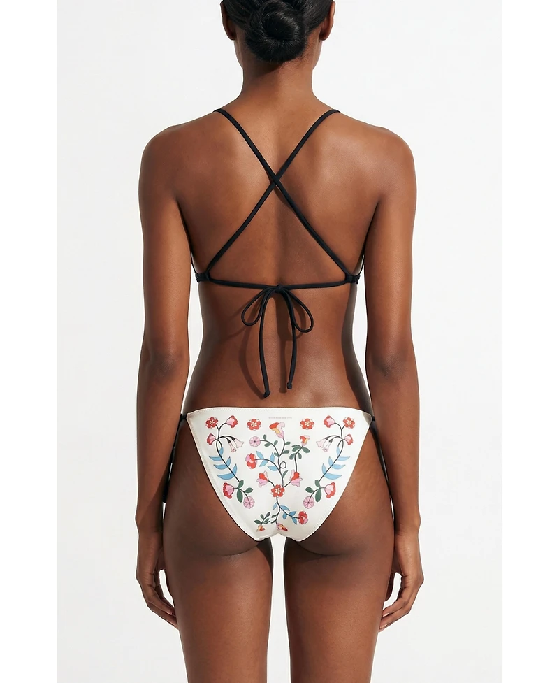 Jessie Zhao New York Women's Wild Rose Reversible Tie Side Bottom