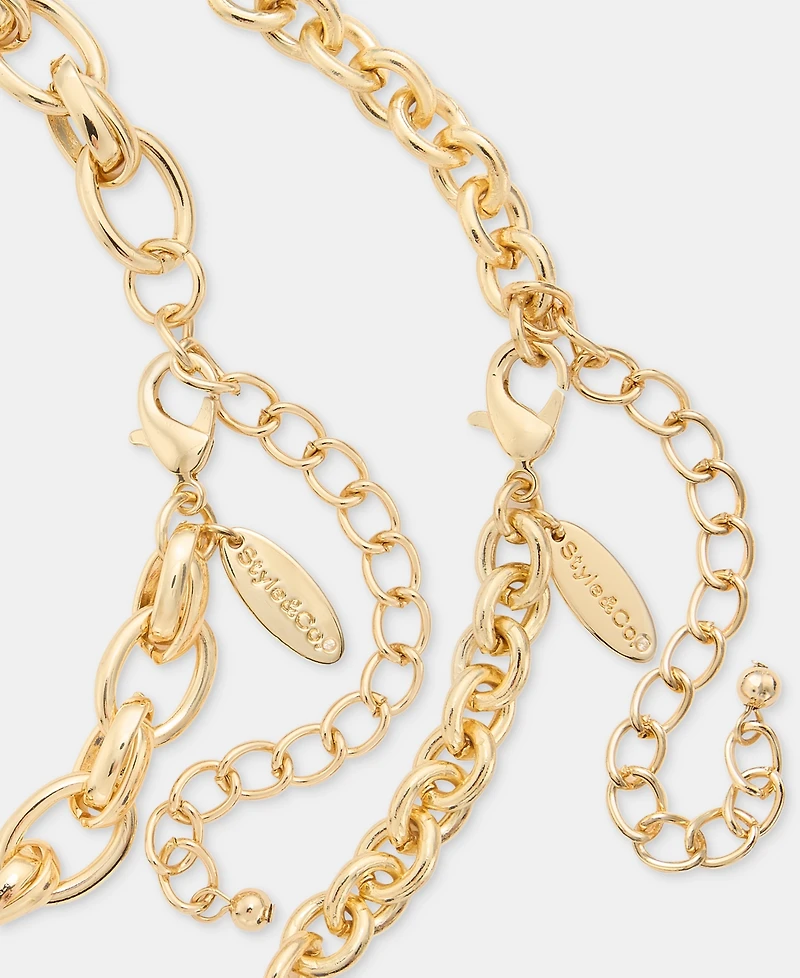 Style & Co 2-Pc. Set Beaded & Chain Necklaces, Macy's Exclusive
