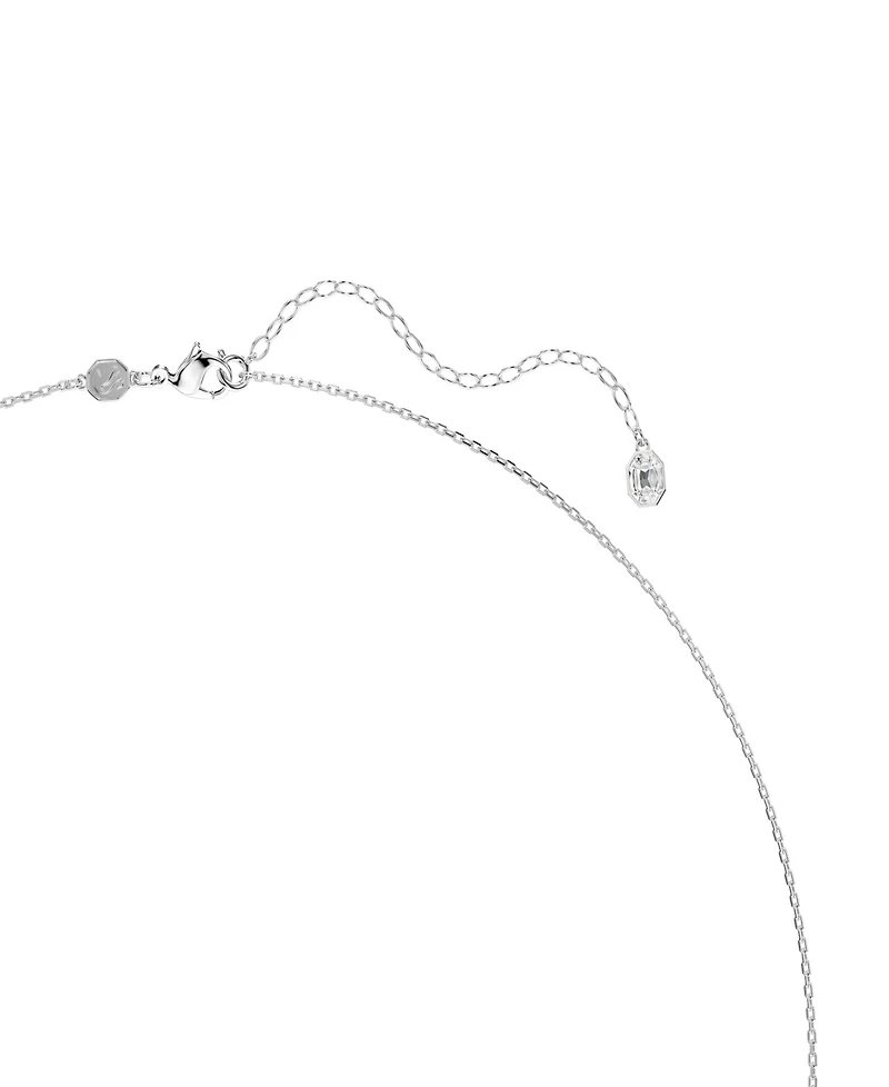 Ariana Grande x Swarovski Pendant and Brooch, Crystal Pearl, Mixed Cuts, Dragonfly, White, Rhodium Plated