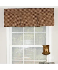 Rlf Home Trellis Pleated 100% Cotton with Fully Lined Rod Pocket Valnance for Windows 42 x 15 Woodland