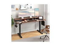 Slickblue Height Adjustable Electric Standing Desk with 2 Drawers