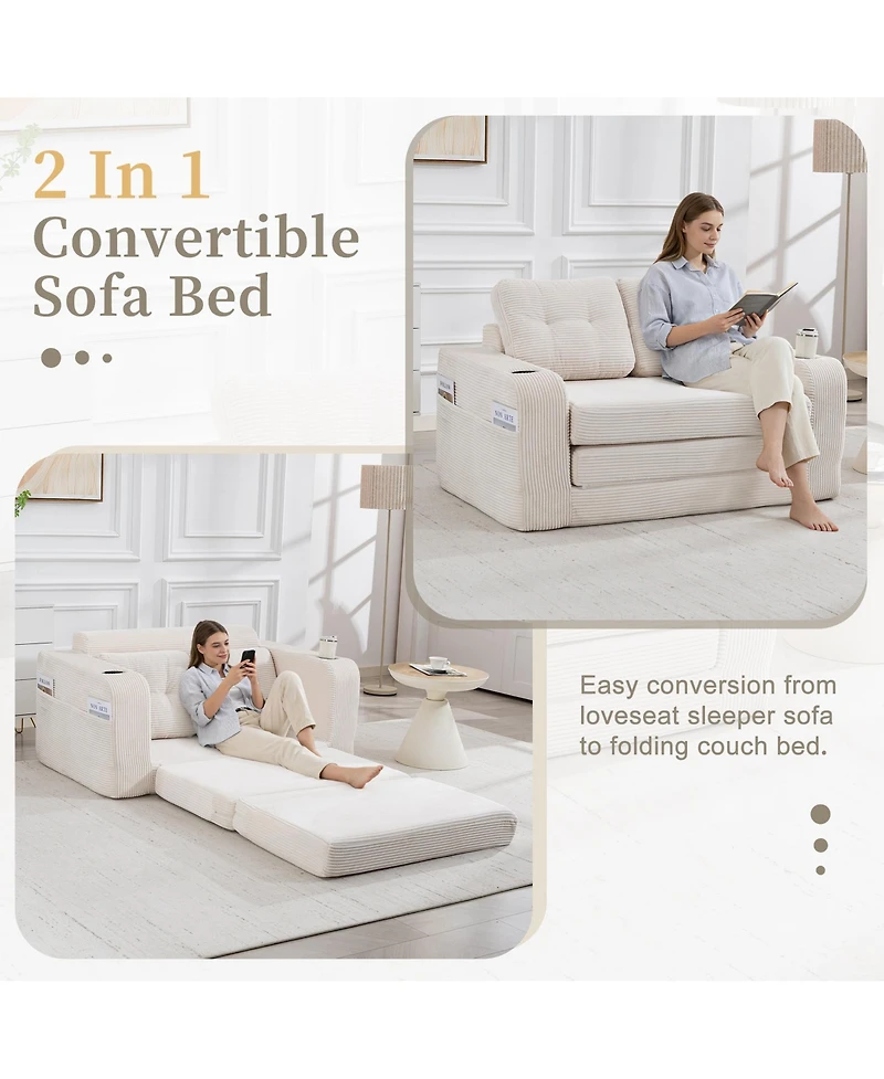 Rainsken Convertible Sofa Bed