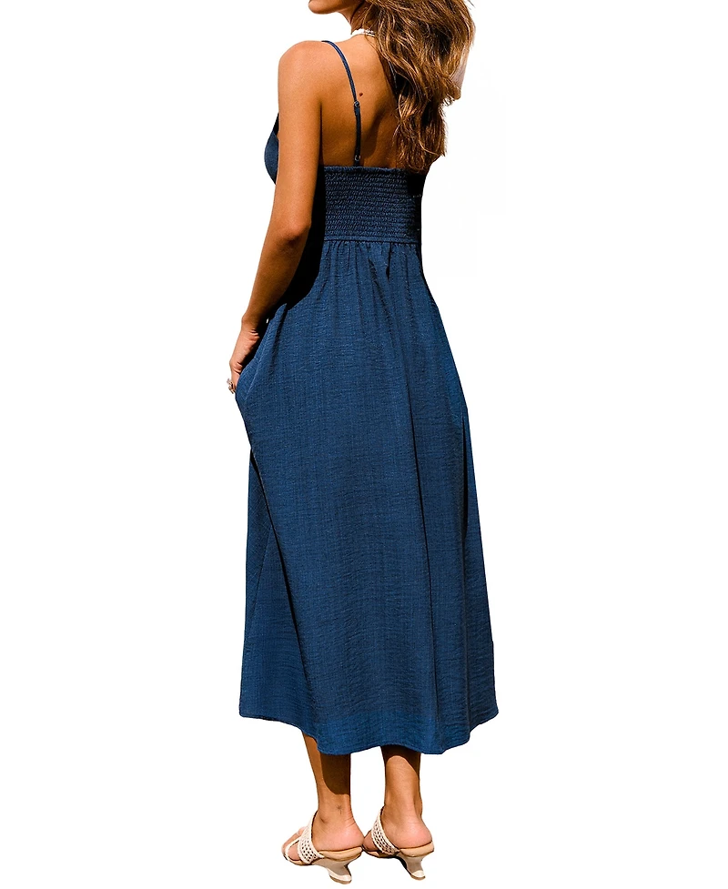 Cupshe Women's Pier Afternoon Maxi Beach Dress