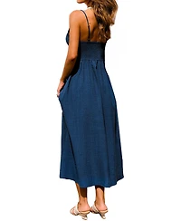 Cupshe Women's Pier Afternoon Maxi Beach Dress