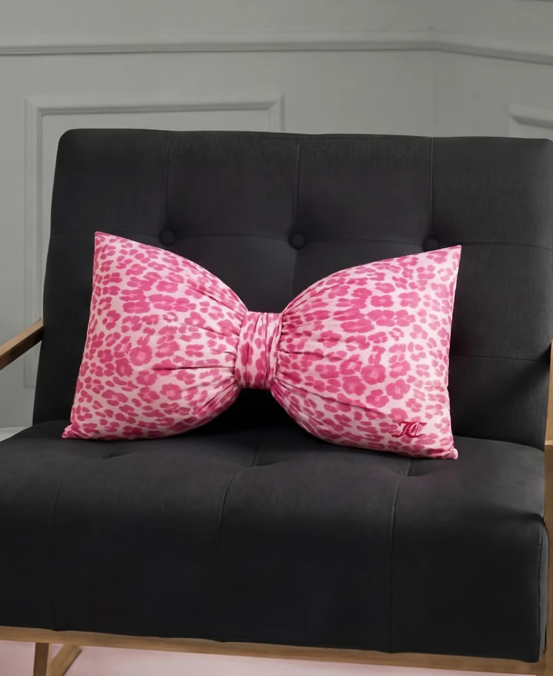 Juicy Couture Shaped Decorative Pillow, 16" x 26"