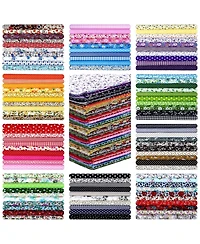 Gnuadz 100 pieces 10 x 10 Cotton Fabric Squares Patchwork Quilting Floral Diy Craft Sewing