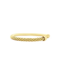 The Lovery Woven Cuff Bangle 14K Gold-Plated Sterling Silver