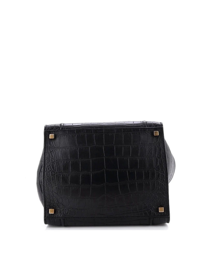 Pre-Owned Celine Medium Phantom Bag Embossed Leather