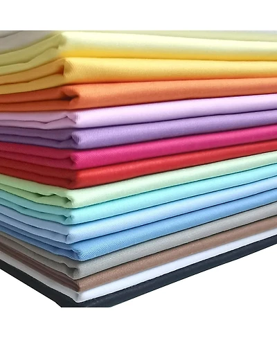 Gnuadz 16pcs 18 X 22 Cotton Fabric Fat Quarter Patchwork Sewing Diy Craft