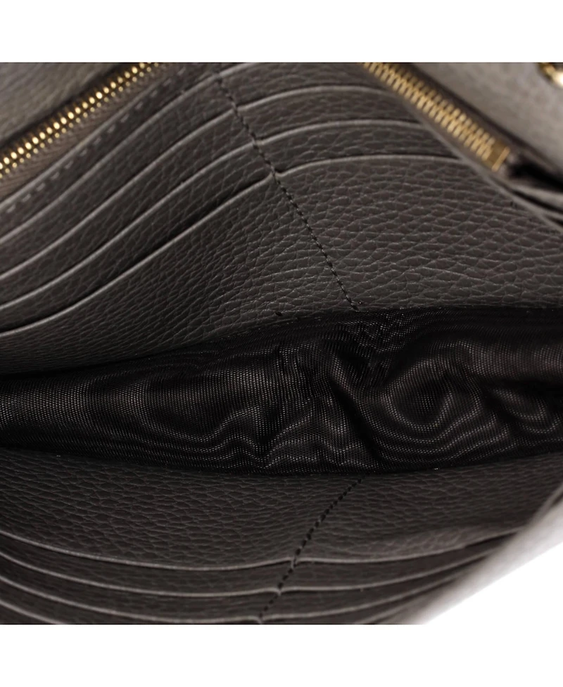 Pre-Owned Gucci Interlocking Wallet on Chain Leather