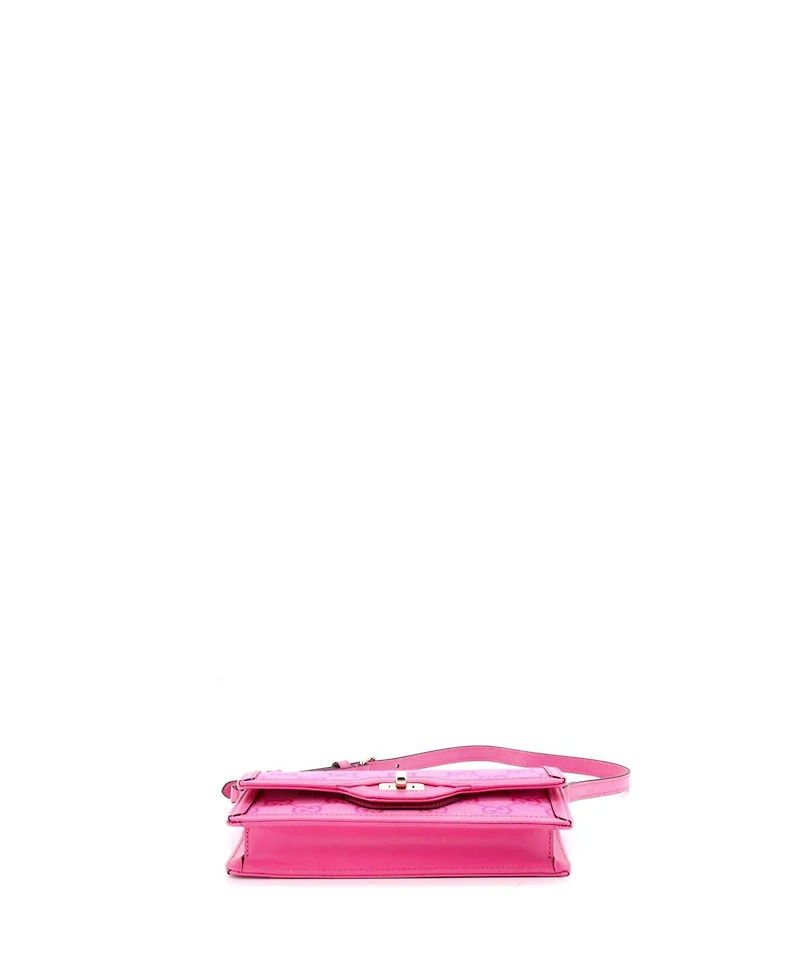 Pre-Owned Gucci Mini Luce Shoulder Bag Gg Canvas