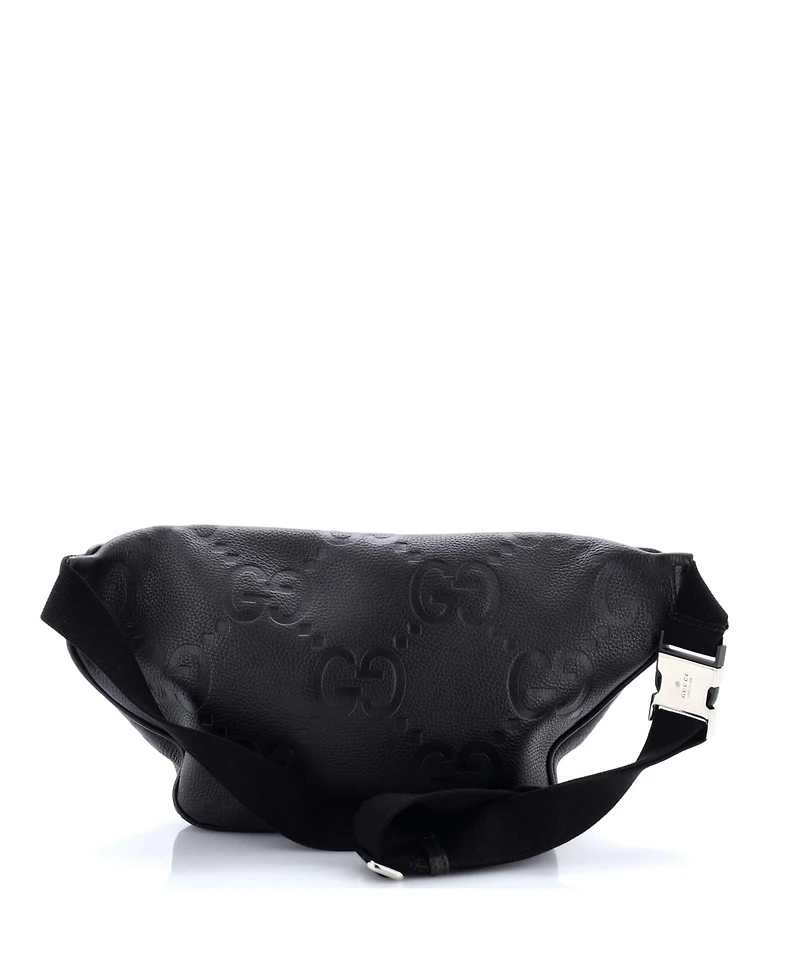 Pre-Owned Gucci Front Pocket Belt Bag Jumbo Gg Embossed Leather