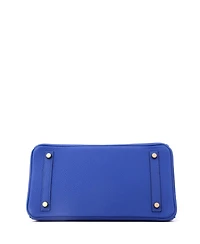 Pre-Owned HERMES Birkin 30 Handbag Blue Togo with Gold Hardware