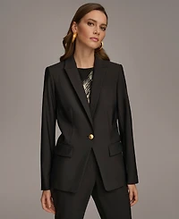 Donna Karan New York Petite Single Breasted Jacket