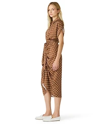 Steve Madden Women's Tori Collared Short-Sleeve Dress