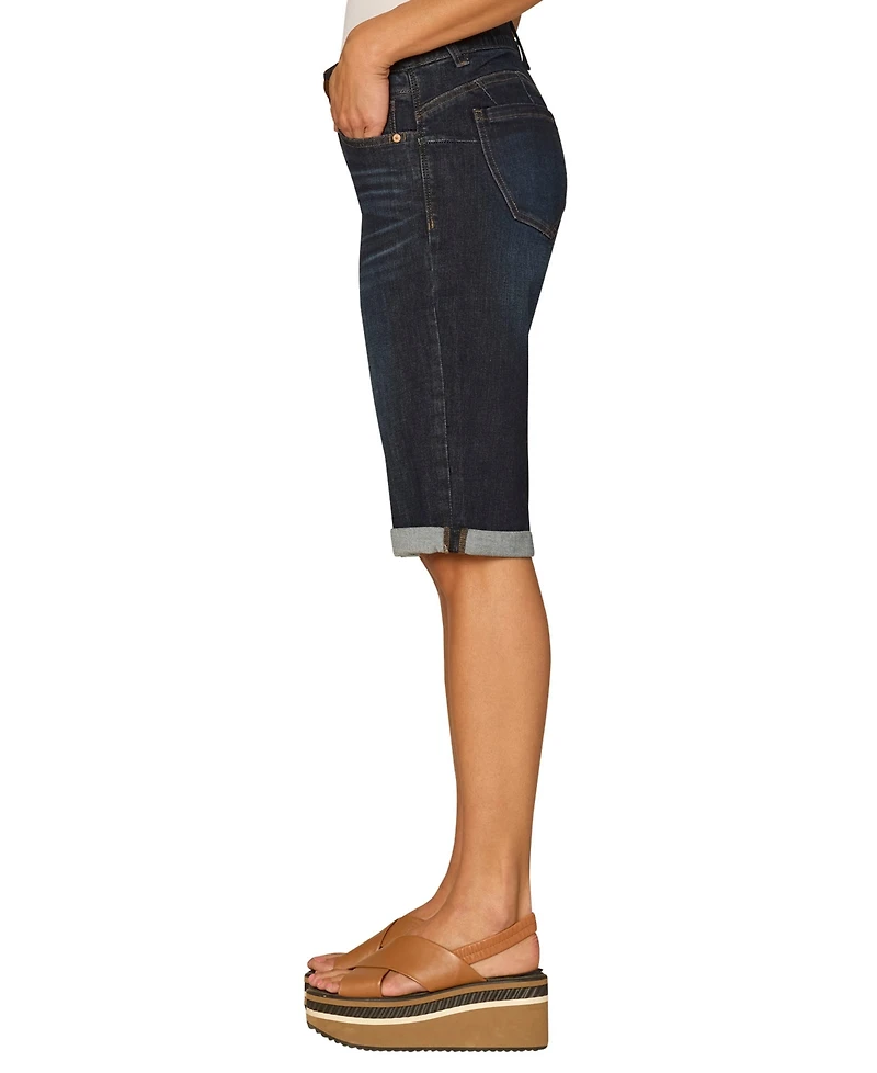 Democracy Petite "Ab" Solution Mid-Rise Bermuda Shorts