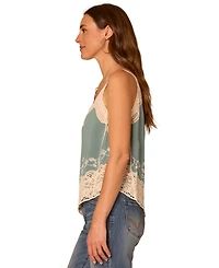 Democracy Petite V-Neck Sleeveless Tank Top