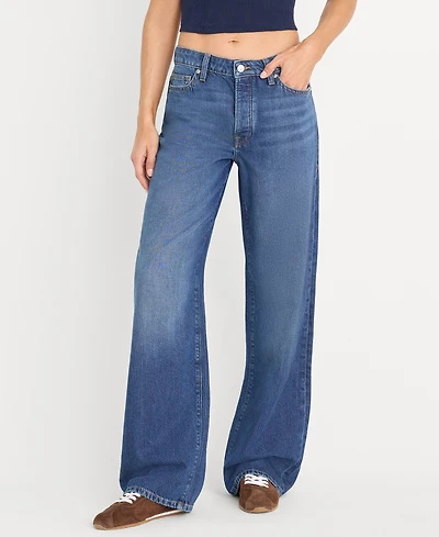 Good American Women's Weightless High-Rise Wide-Leg Jeans