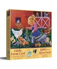 SunsOut Little Farm Girl 500 piece Jigsaw Puzzle for Adults