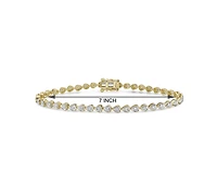 Diamond Teardrop Link Tennis Bracelet (1 ct. t.w.) in 14k Gold