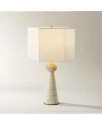 Z Gallerie Alviso Travertine Table Lamp